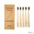 Bamboo Toothbrush Pack of 5 Adult Charcoal Soft Bristles