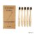 Bamboo Toothbrush Pack of 5 Kid Charcoal Soft Bristles